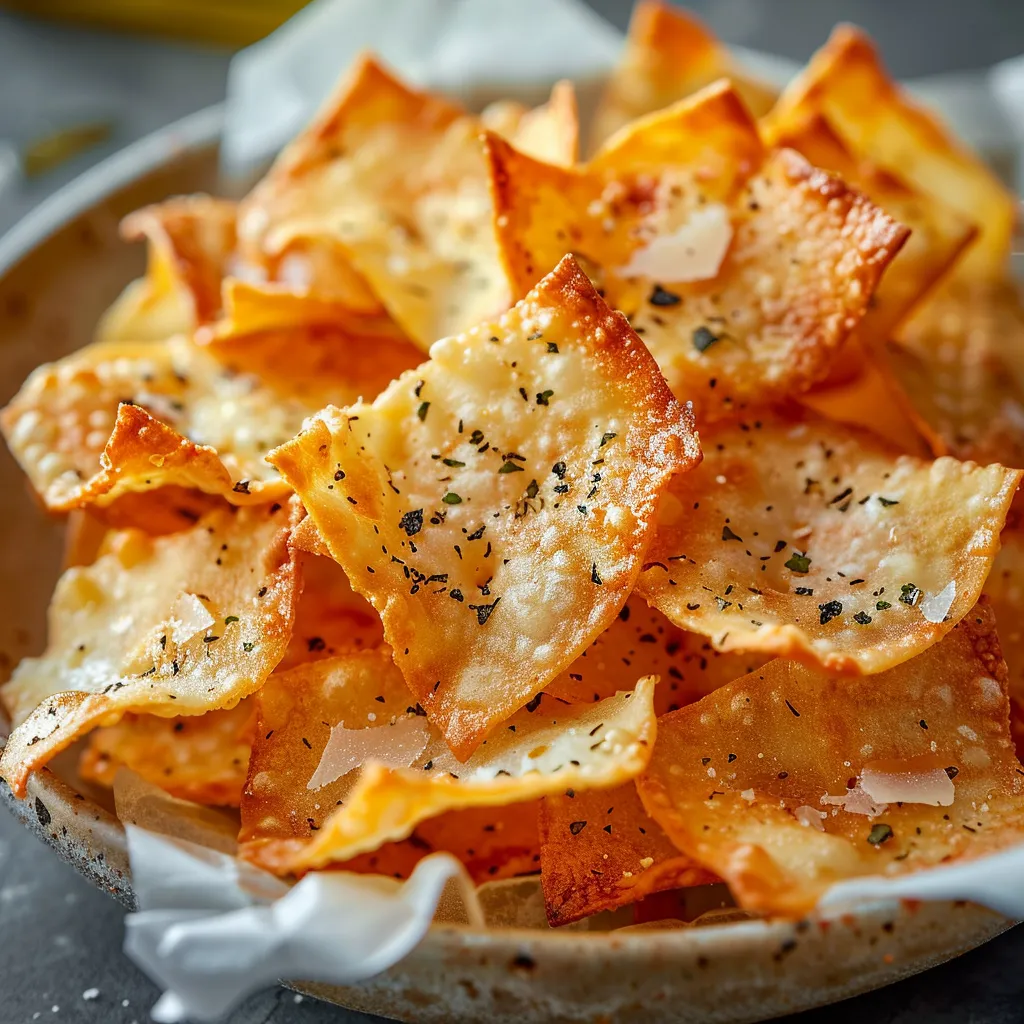 Knusprige Quark-Chips