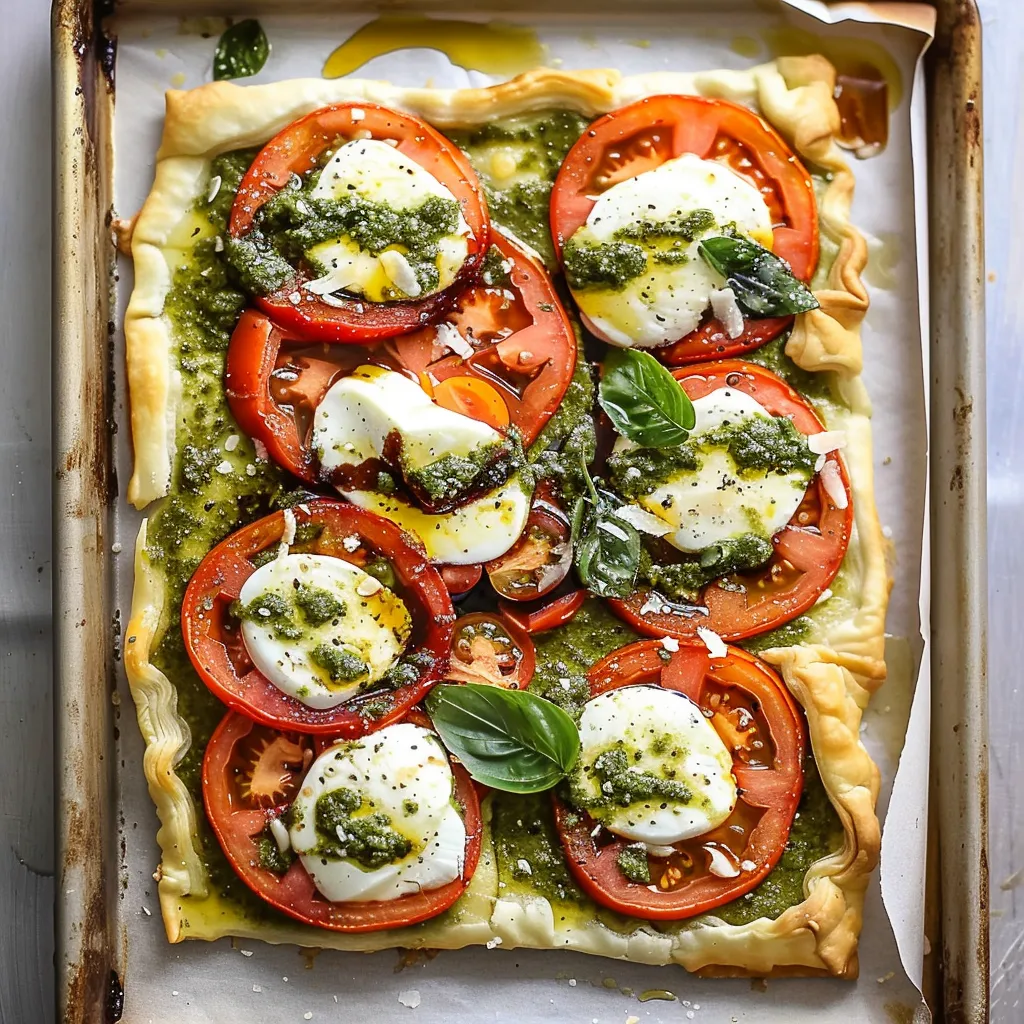 Pizza Caprese mit Pesto – Italienische Vielfalt easy gemacht