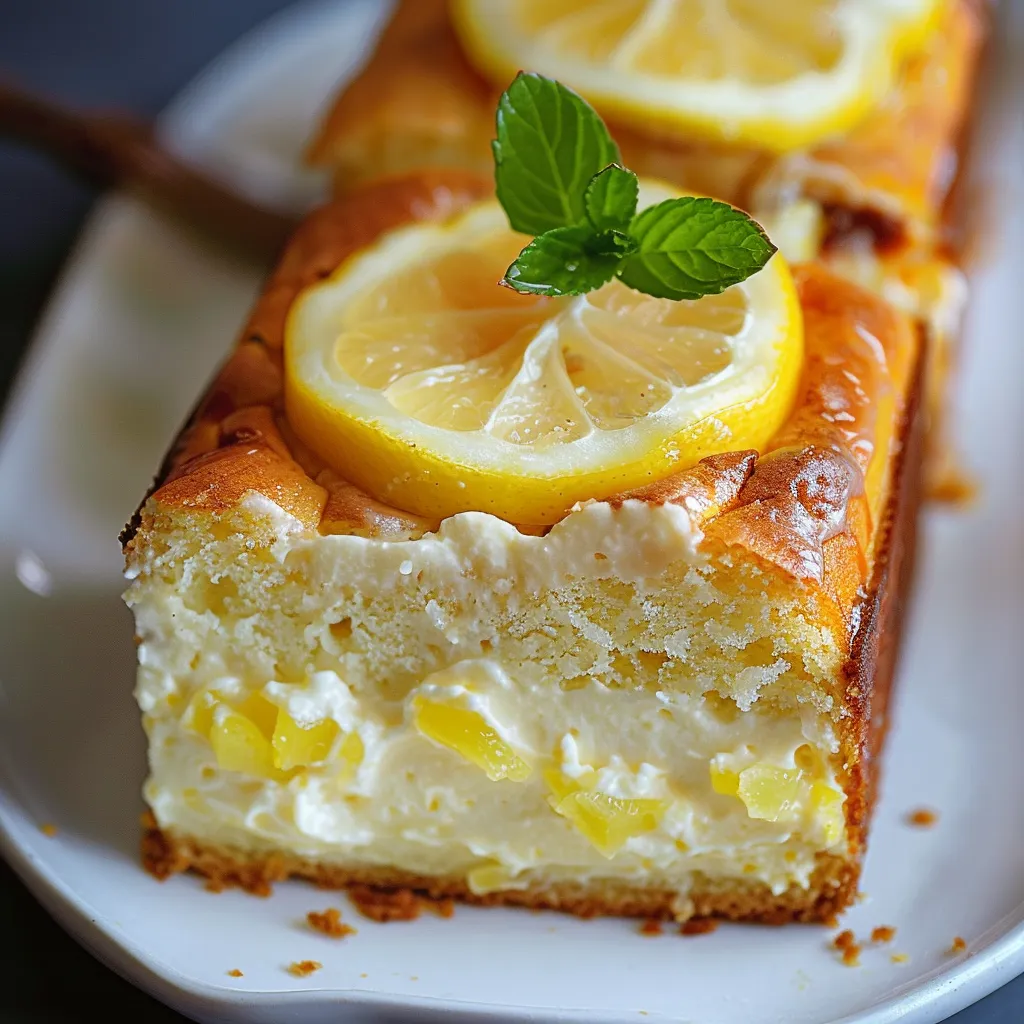 Saftiger Zitronenkuchen mit Frischkäse