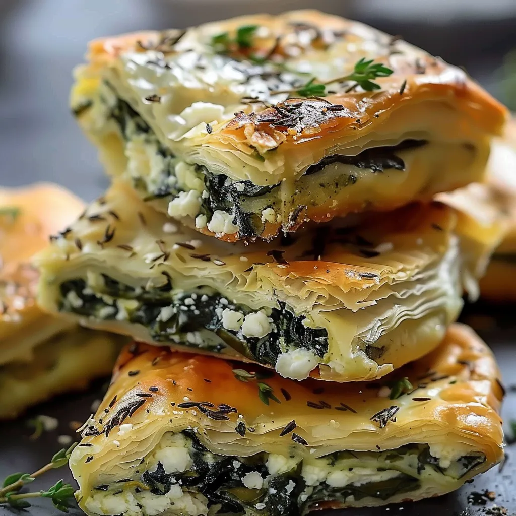 Spanakopita-Häppchen – Einfaches griechisches Fingerfood
