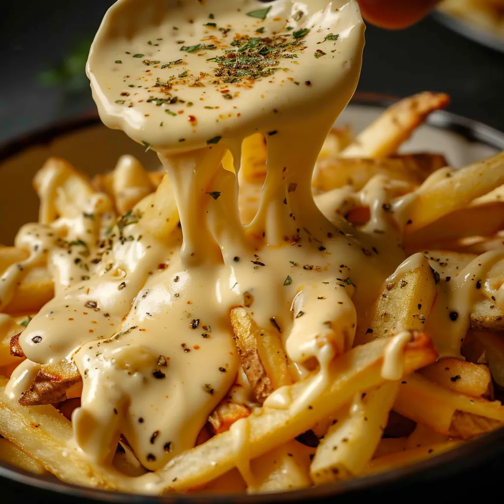 Cremige Käsesauce für Frites