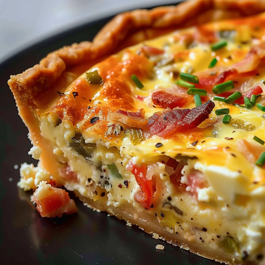 Knusprige Quiche mit Bacon
