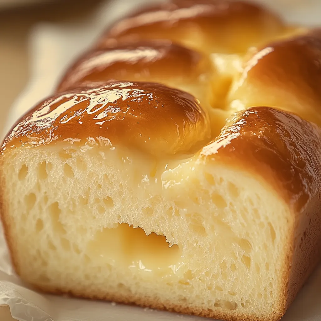 Weiches Brot mit Milch