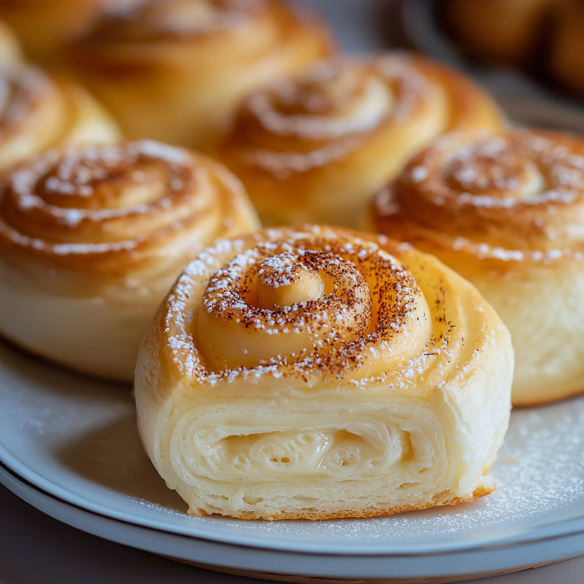 Vanillebrötchen frisch aus dem Ofen – aromatisch und weich
