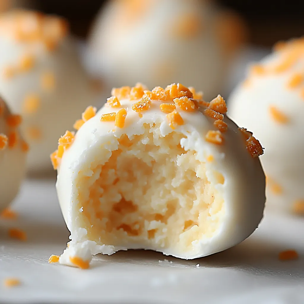 Orangentruffeln ohne Backen und Schokoüberzug