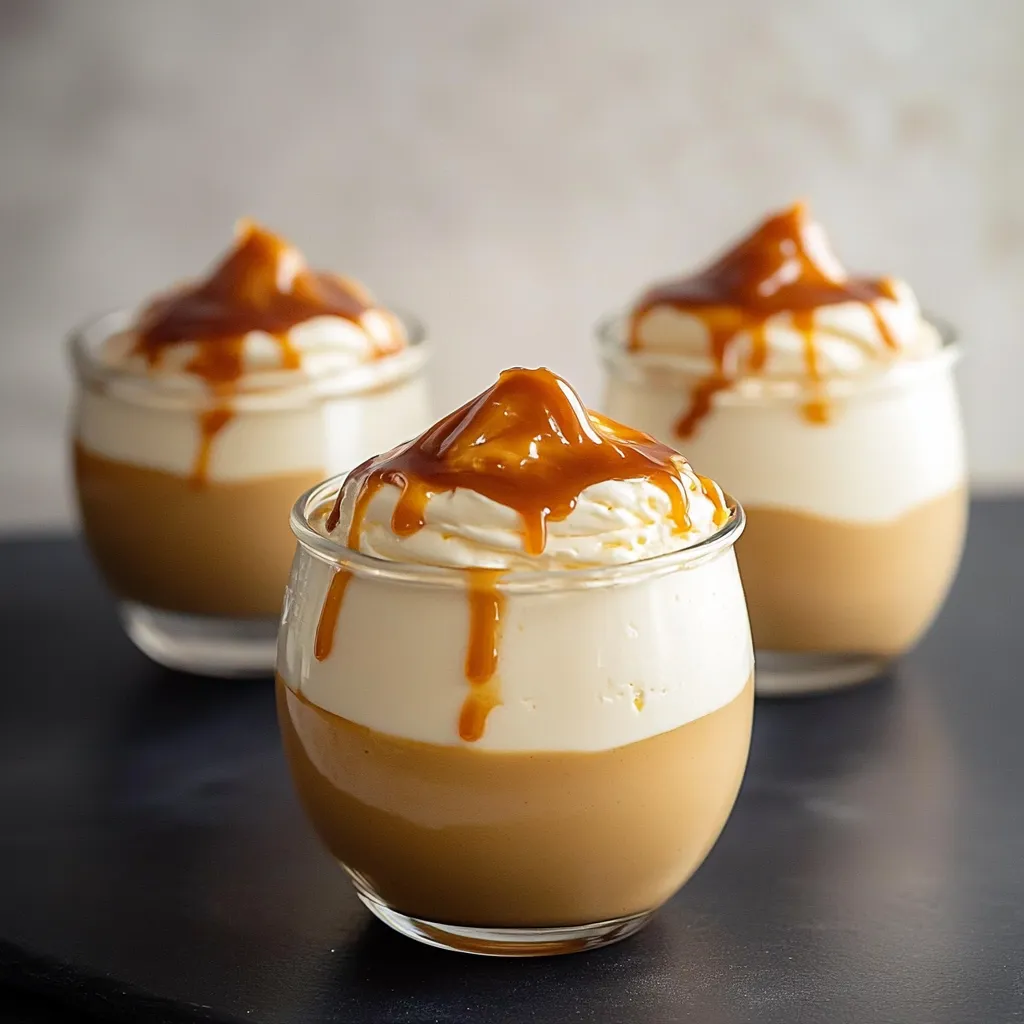 Luftige Dulce de Leche-Mousse genießen