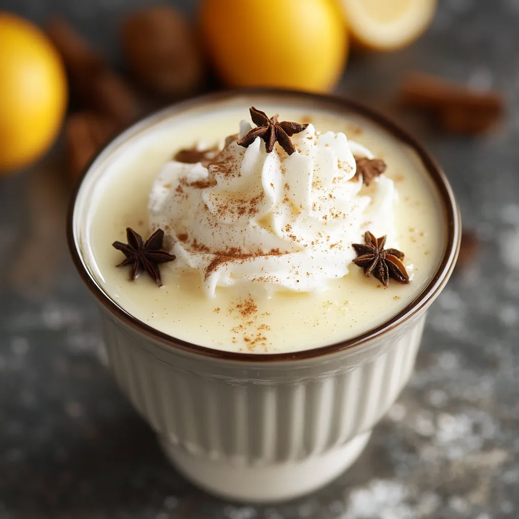 Cremiger Vanillepudding mit Wintergewürzen und fluffiger Brandy-Sahne