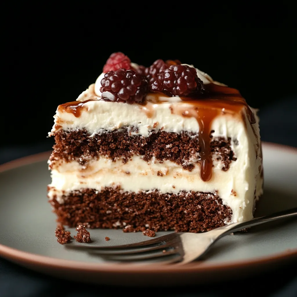 Schmoo Kuchen glutenfrei mit Karamell und Sahne-Topping