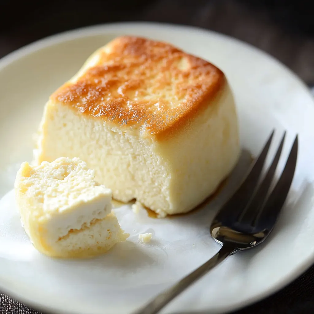 Japanischer Tofu-Kuchen