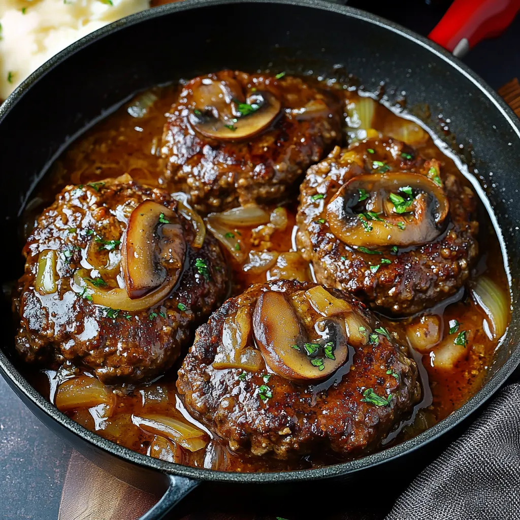Herzhaft geschmorte Steaks