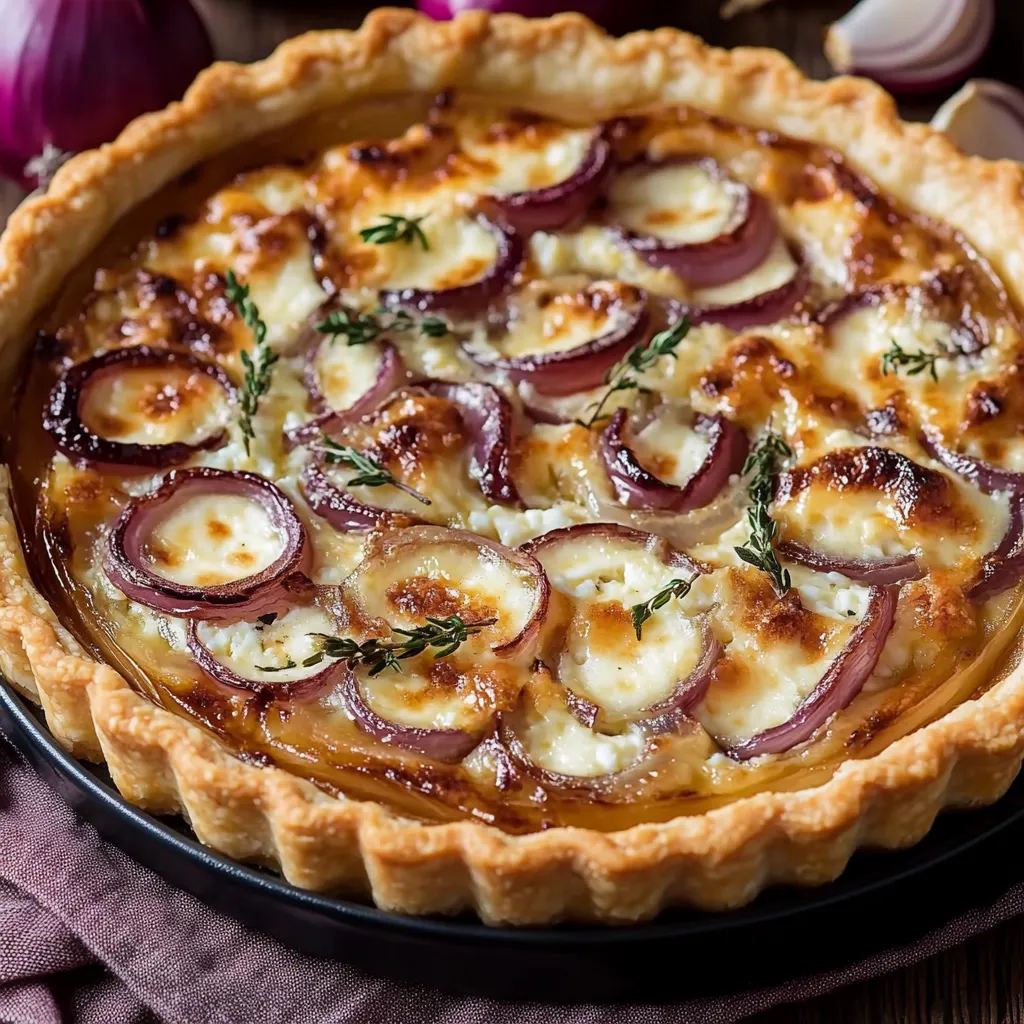 Herzhafter und bodenständiger Zwiebelkuchen aus Quark und Zwiebeln