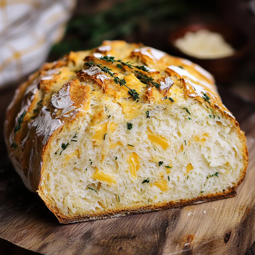Cheddar-Brot mit Kräutern