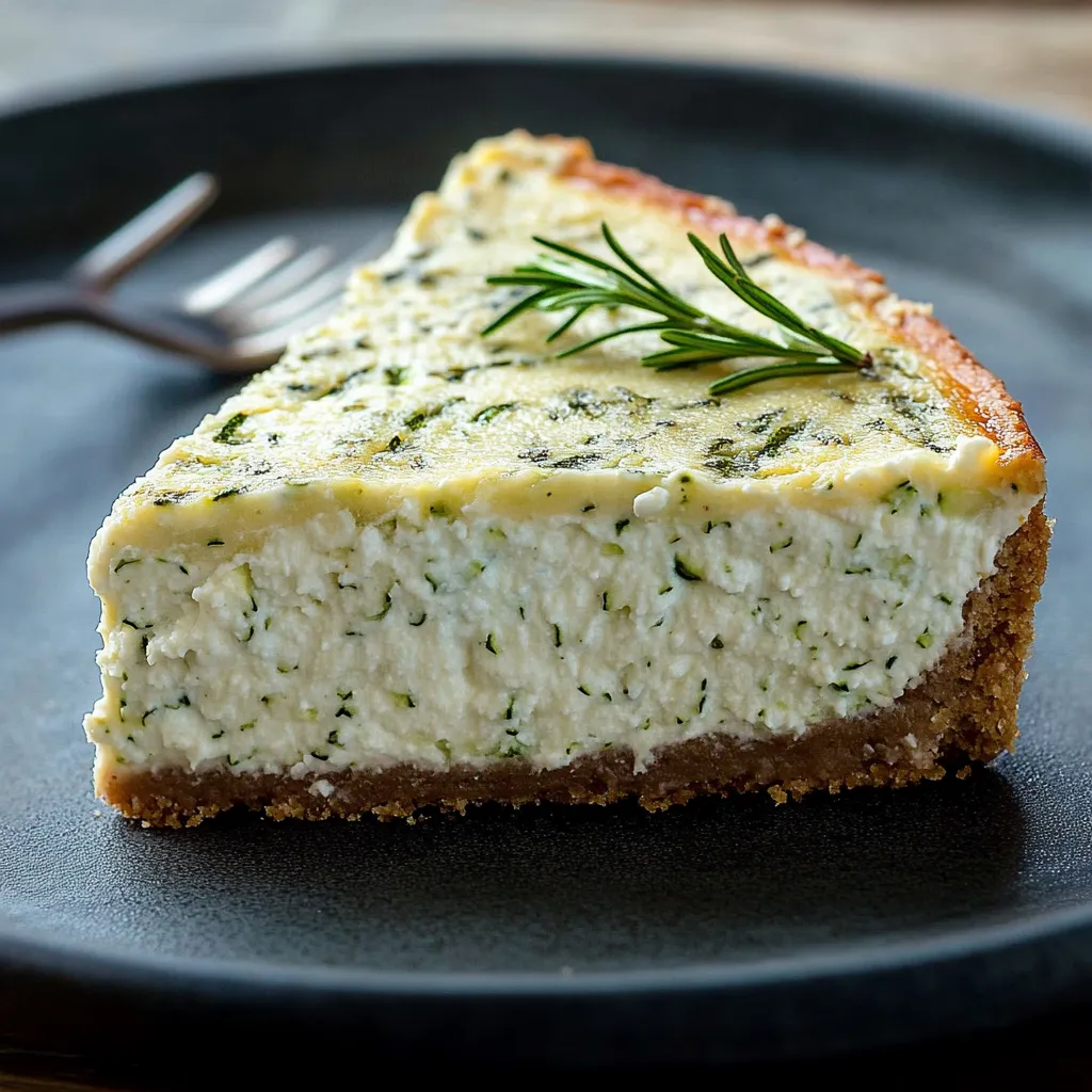 Herzhafter Zucchinikuchen mit Ricotta