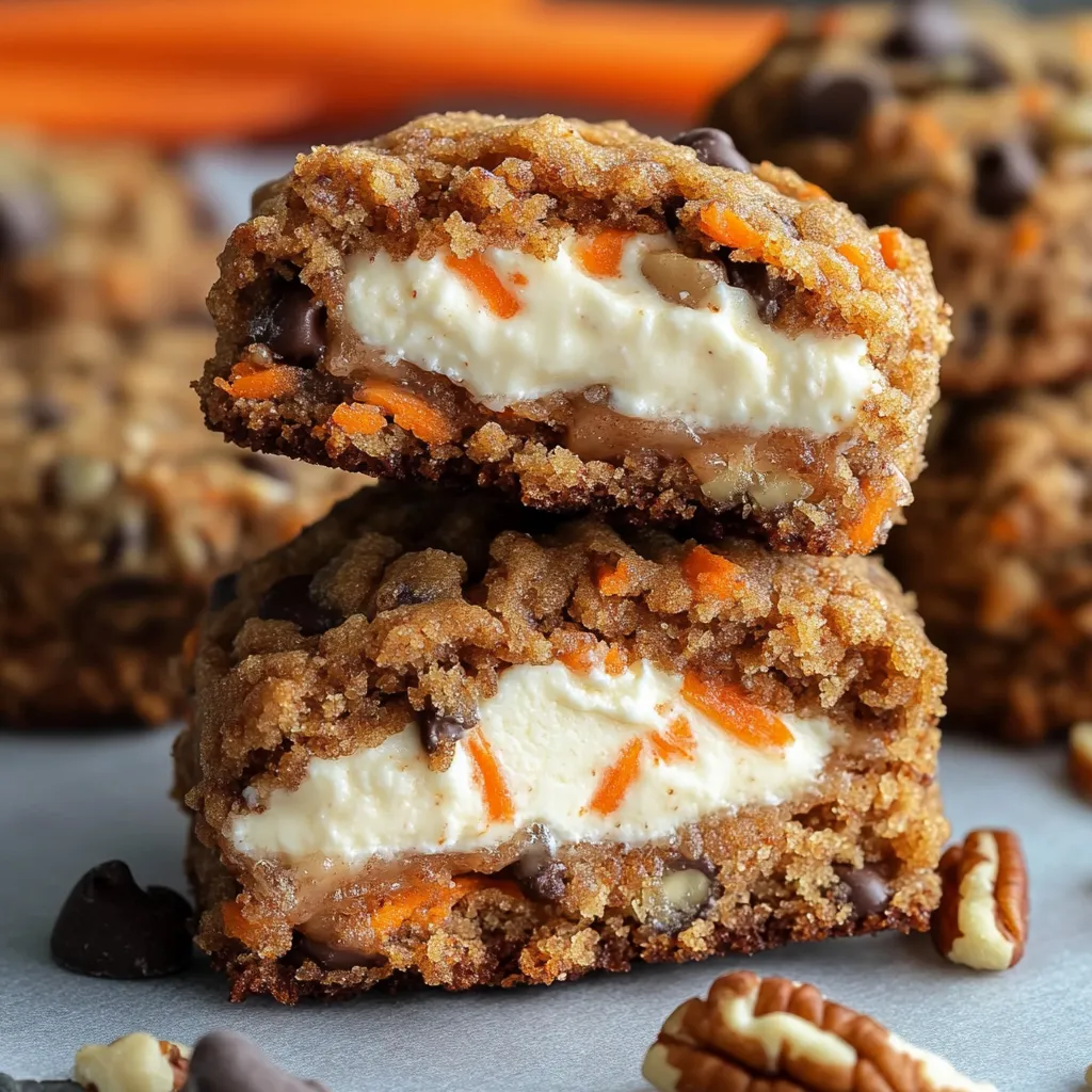 Leckere Carrotkuchen Kekse