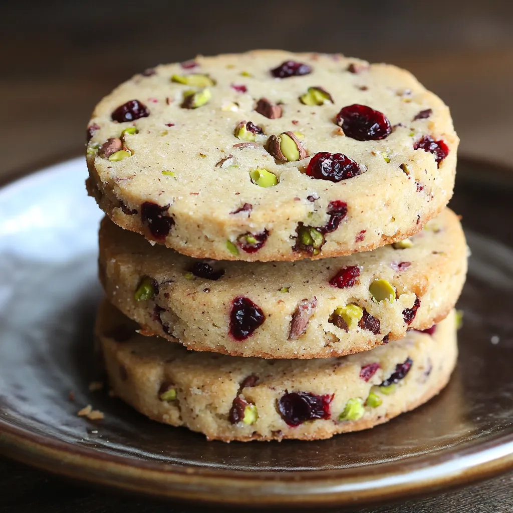 Einfache Pistazien-Cranberry-Kekse