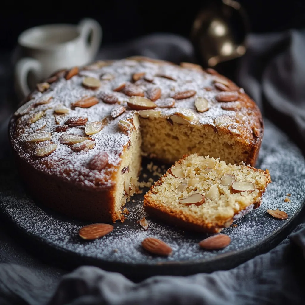 Mandel-Kardamom-Kuchen duftend