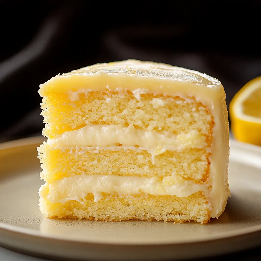 Zitronenkuchen mit Lemon Curd