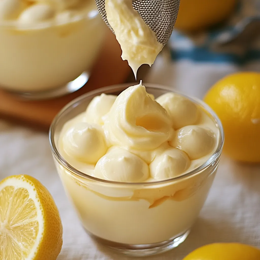 Luftige, superleckere Zitronenmousse