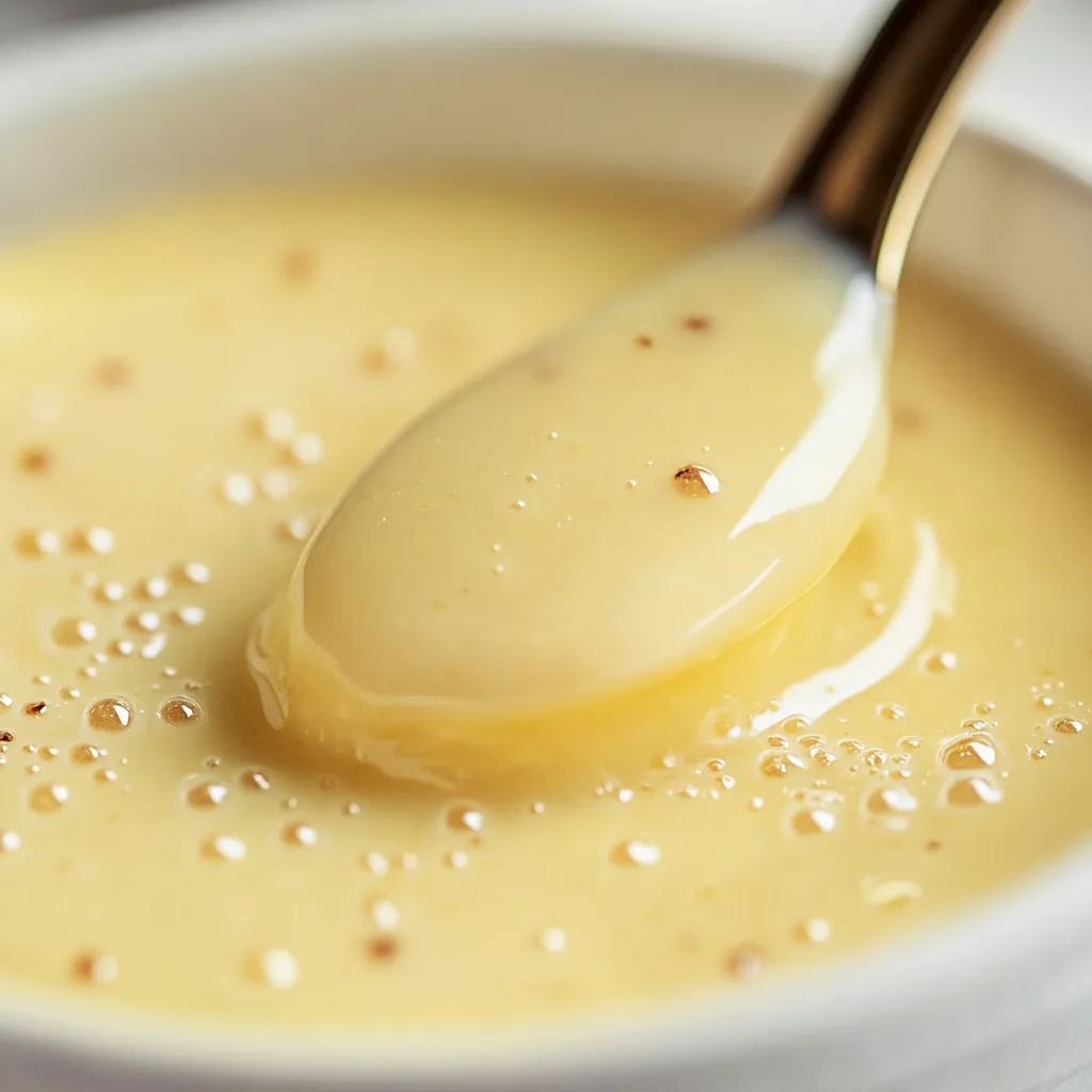 Selbstgemachte Vanillesauce perfekt cremig