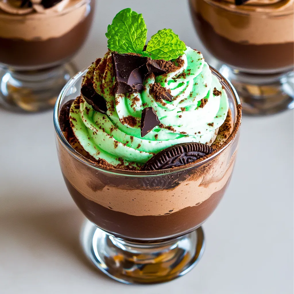 Schoko Minze Mousse
