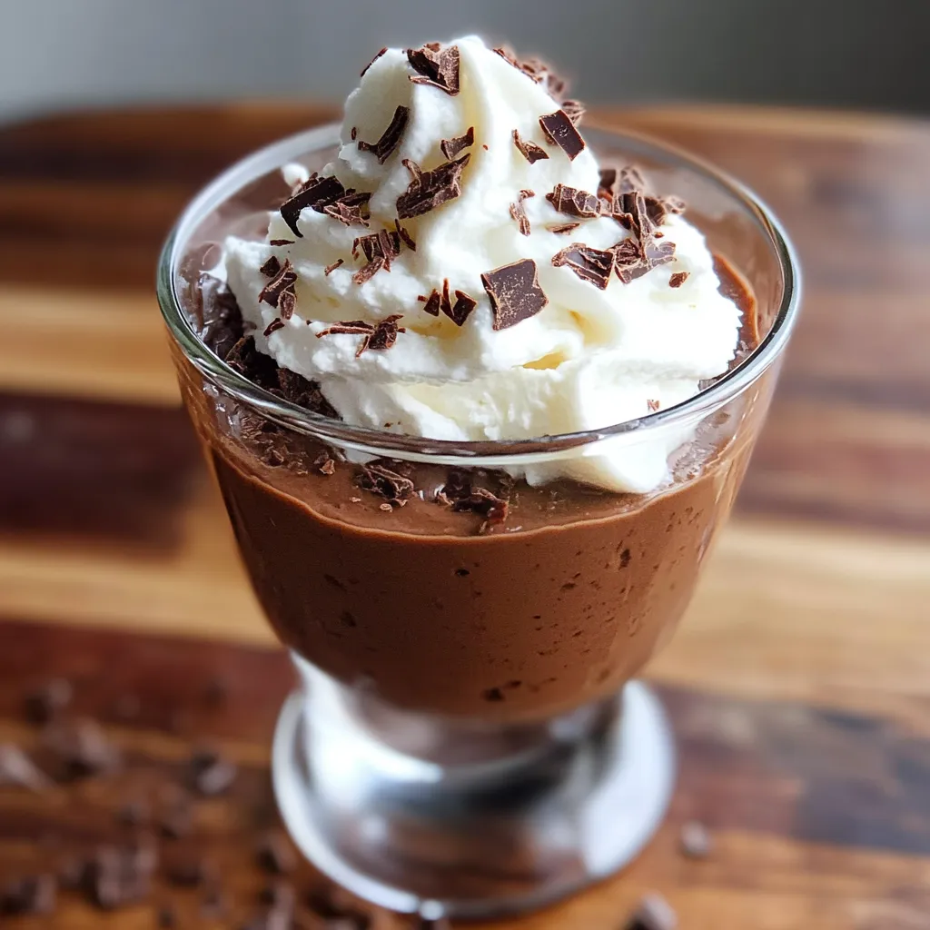 Schokoladenmousse mit Whiskey