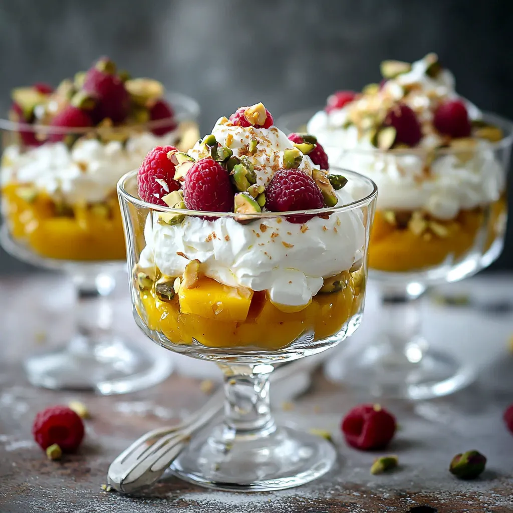 Himbeer-Mango-Traum im Sommer