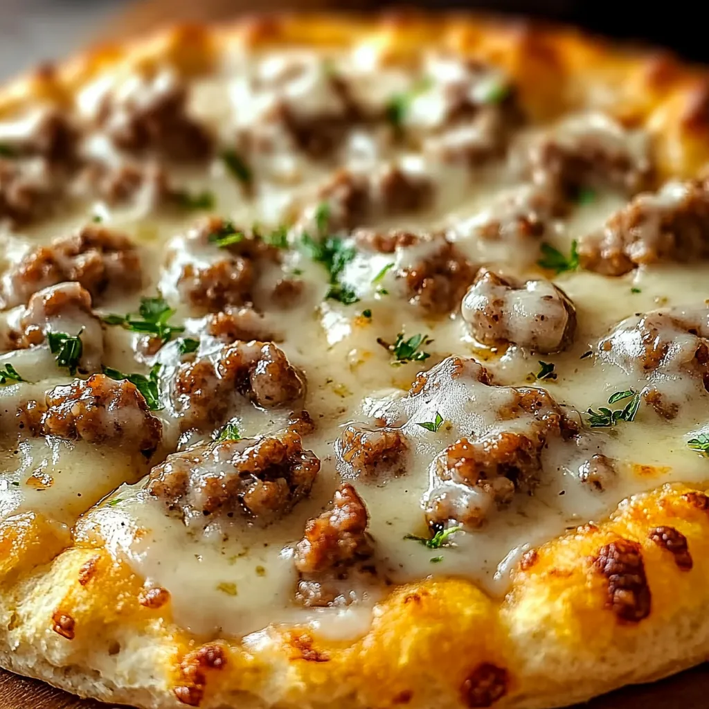 Köstliche Frühstückspizza