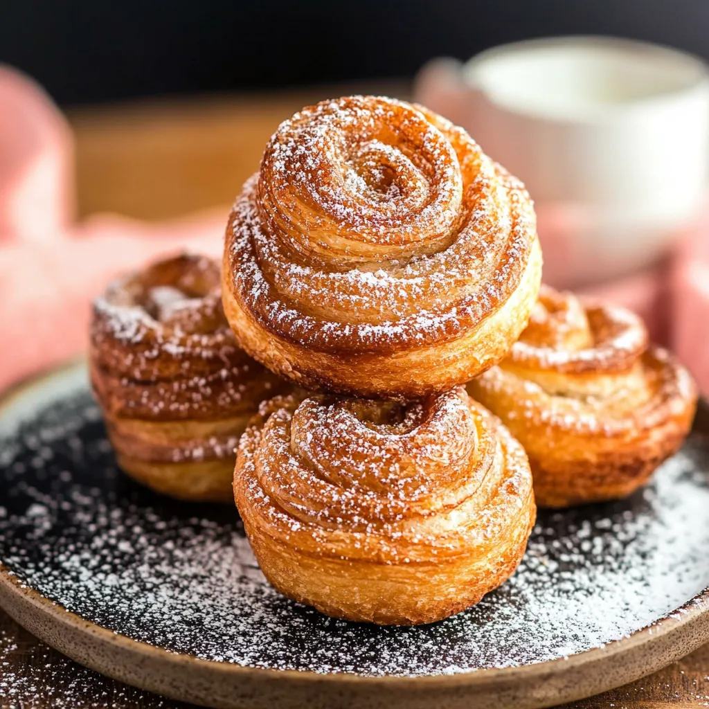 Zimtige Butter-Cruffins
