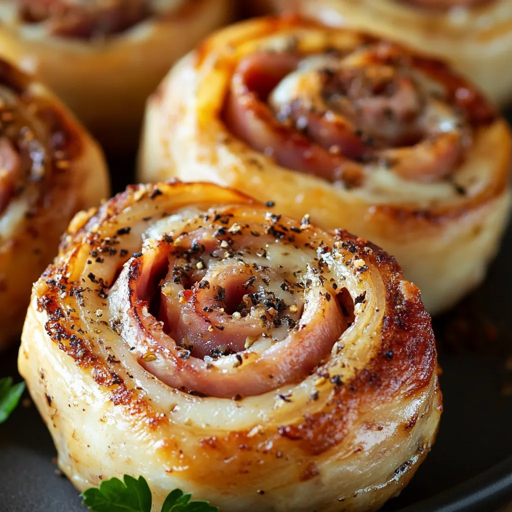 Köstliche Feuilletés Jambon Fromage