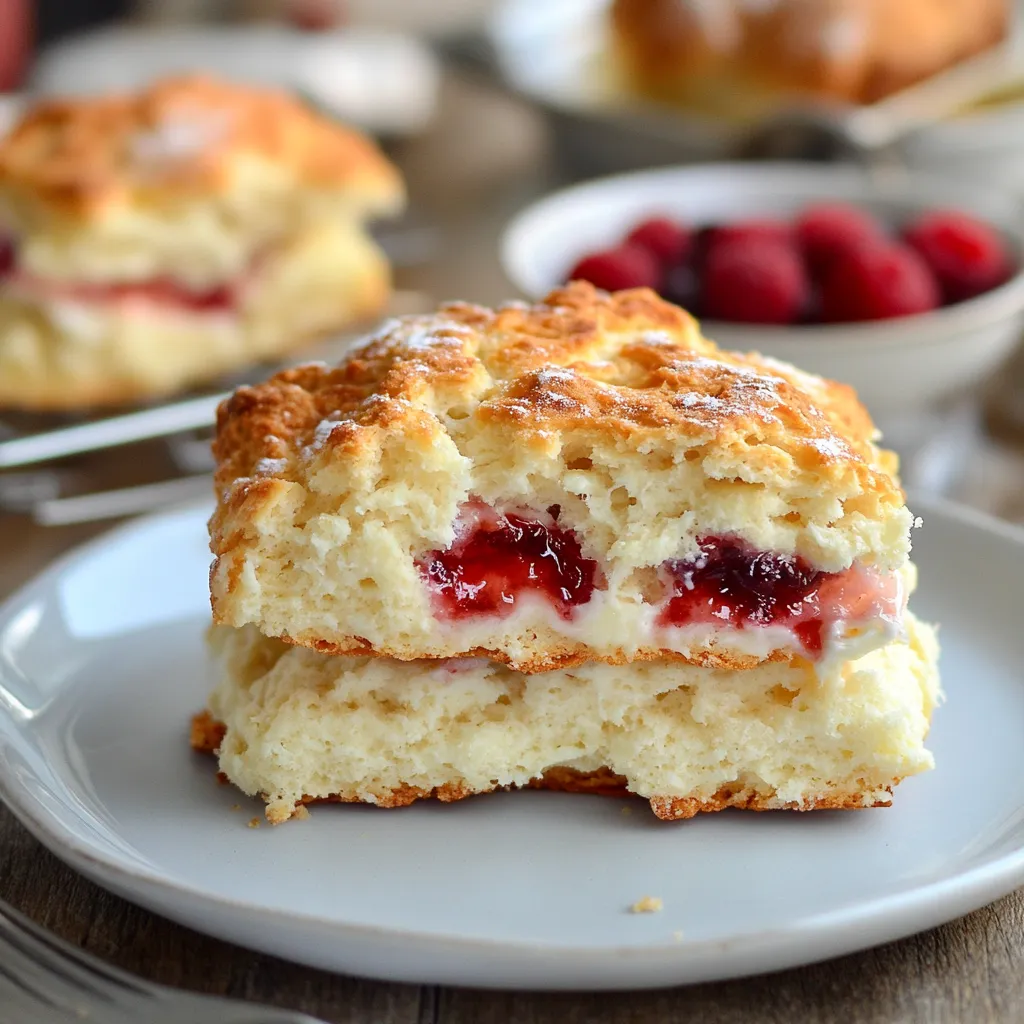Lockere und luftige Scones aus kalter Butter mit Falttechnik