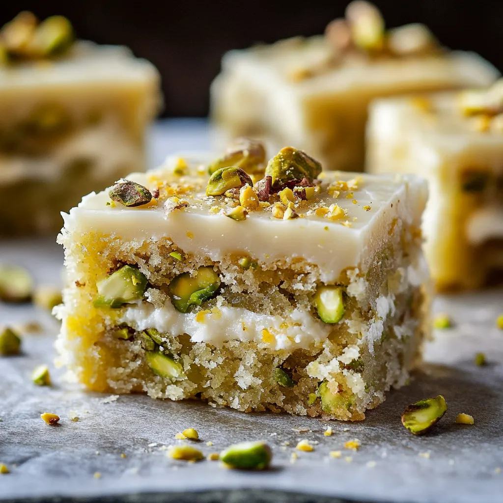 Zitronen Pistazien Kuchen