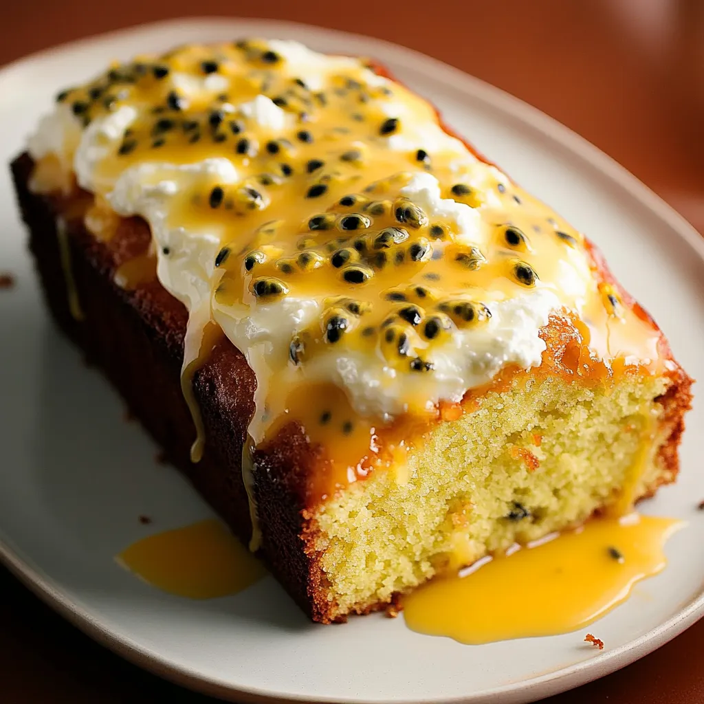 Fluffiger Kuchen Maracuja