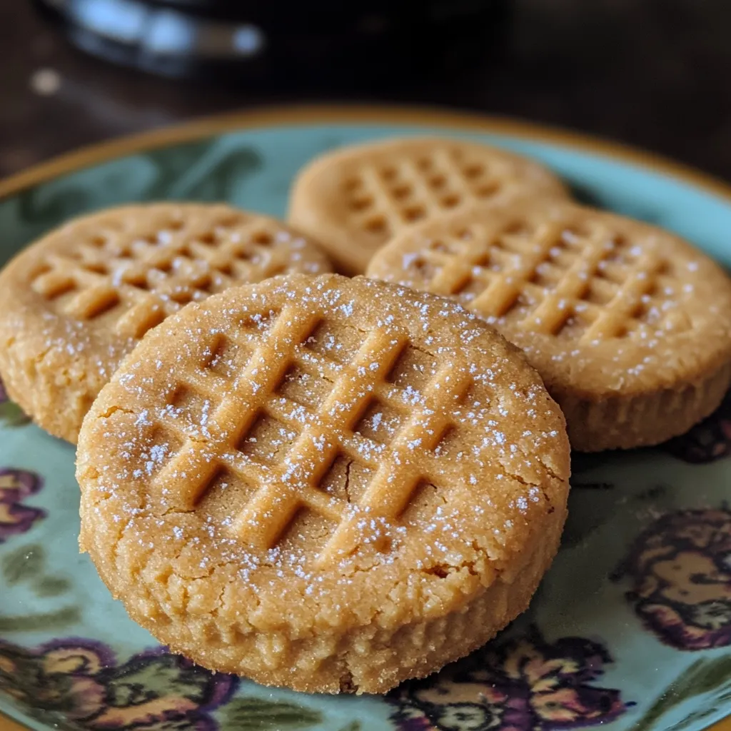 Butterkekse mit Erdnuss und Honig