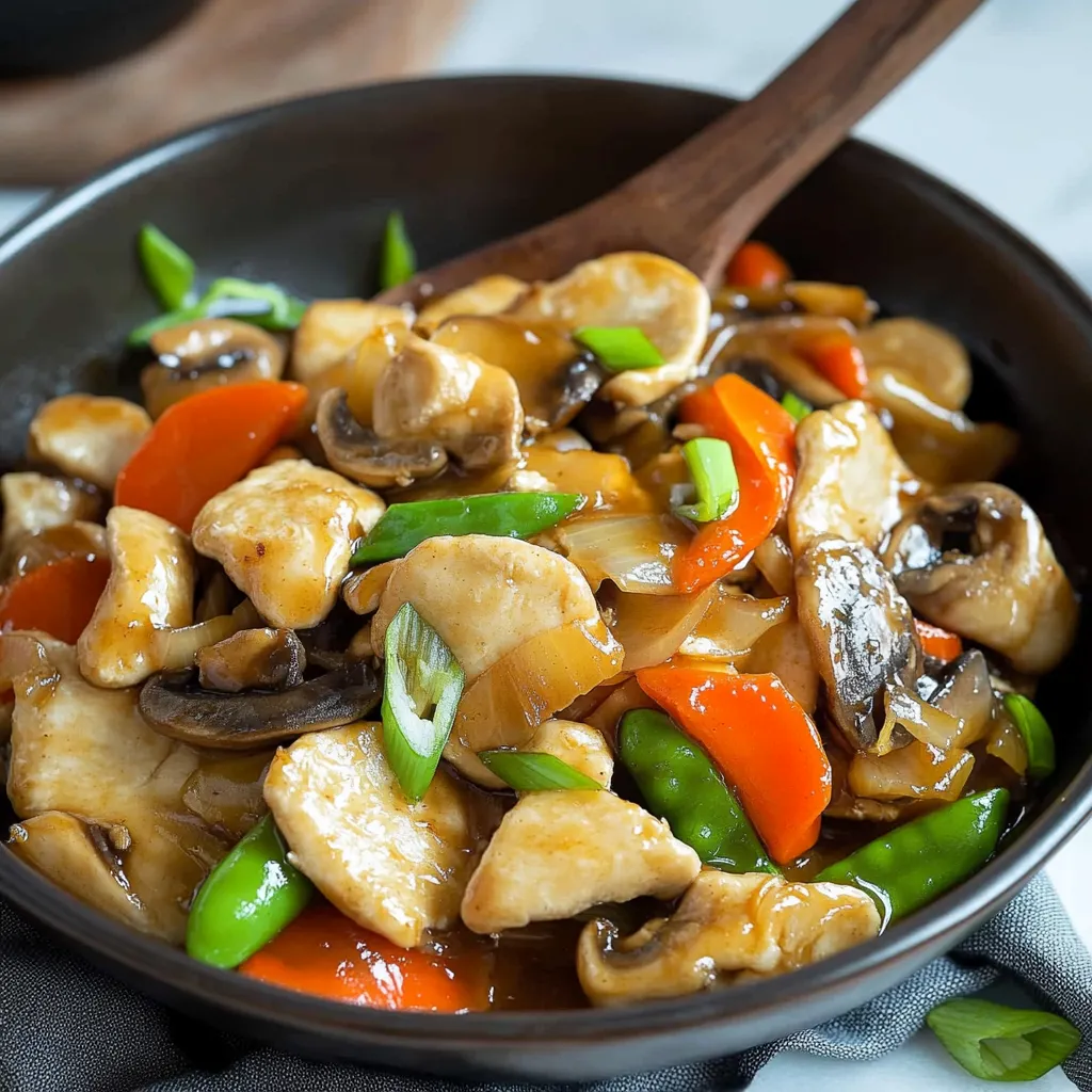 Herrlich asiatisches Hähnchen mit buntem Gemüse