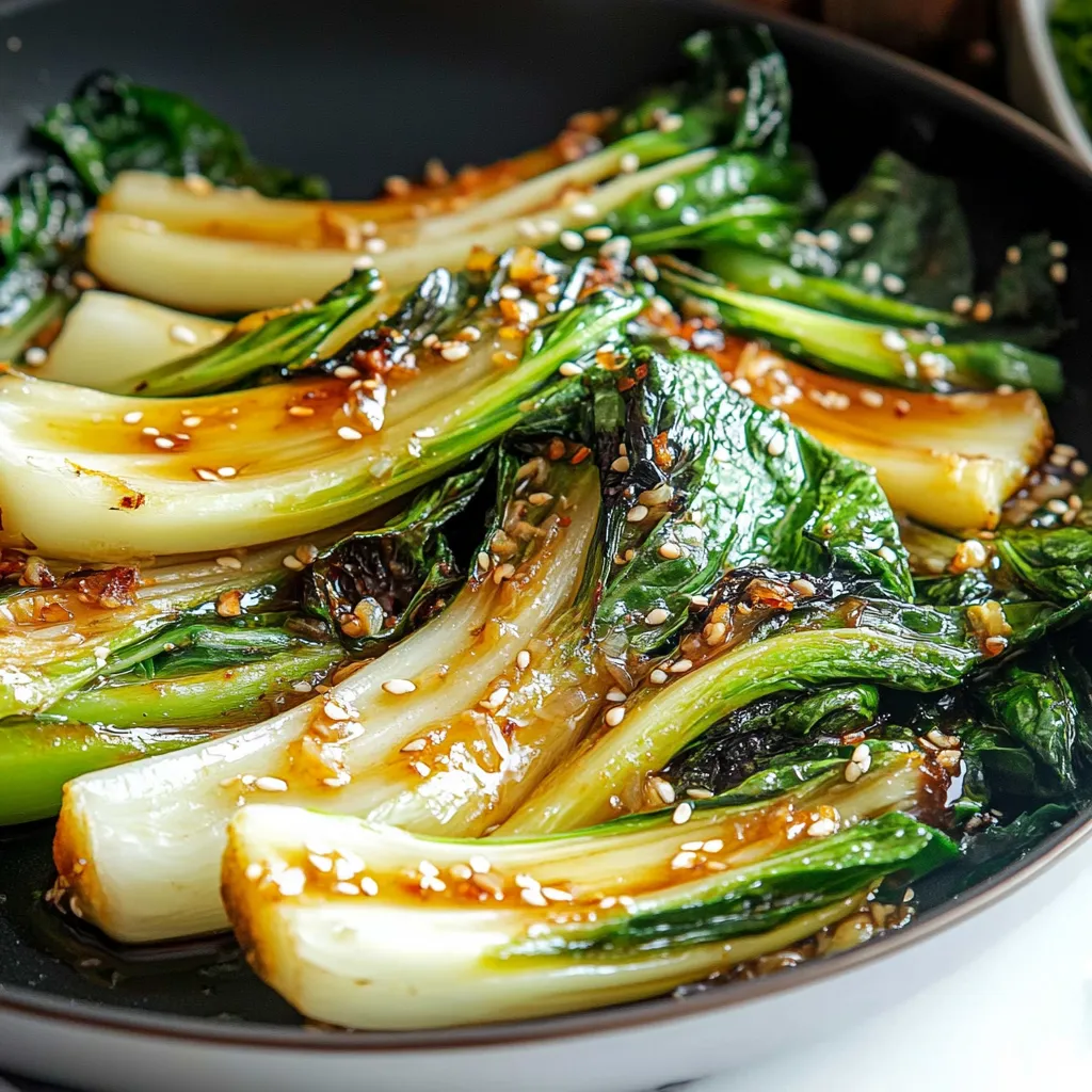 Gebratener Bok choy ail