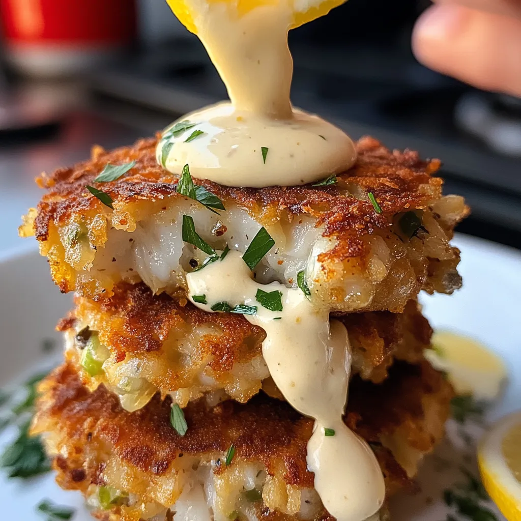Würzige Krabben-Galettes mit Aioli