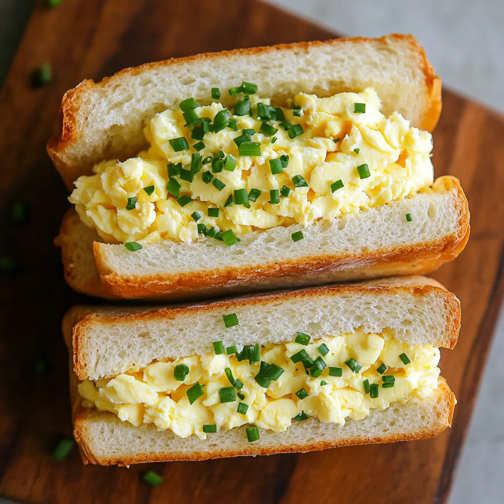 Japanischer Tamago Sando mit Eiern und Toastbrot