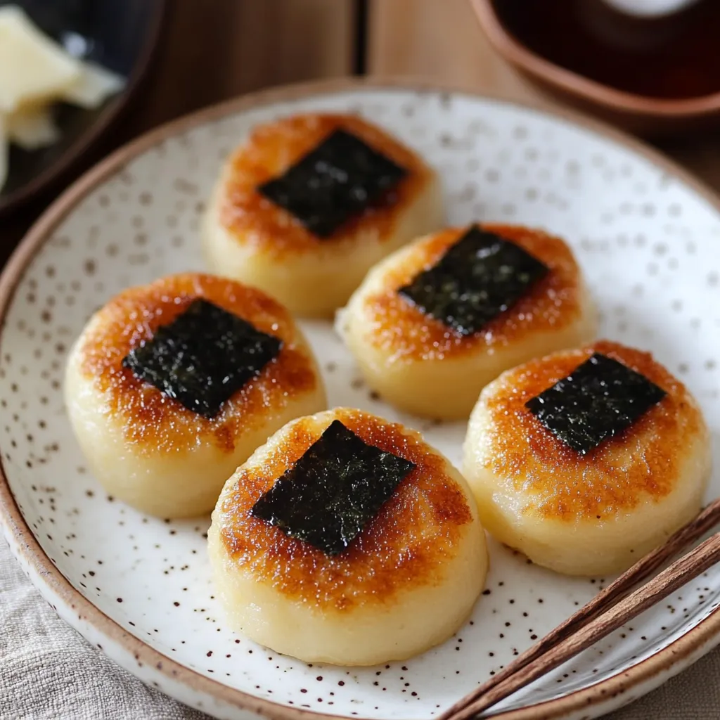 Kartoffel-Mochi mit Yaki-Sauce