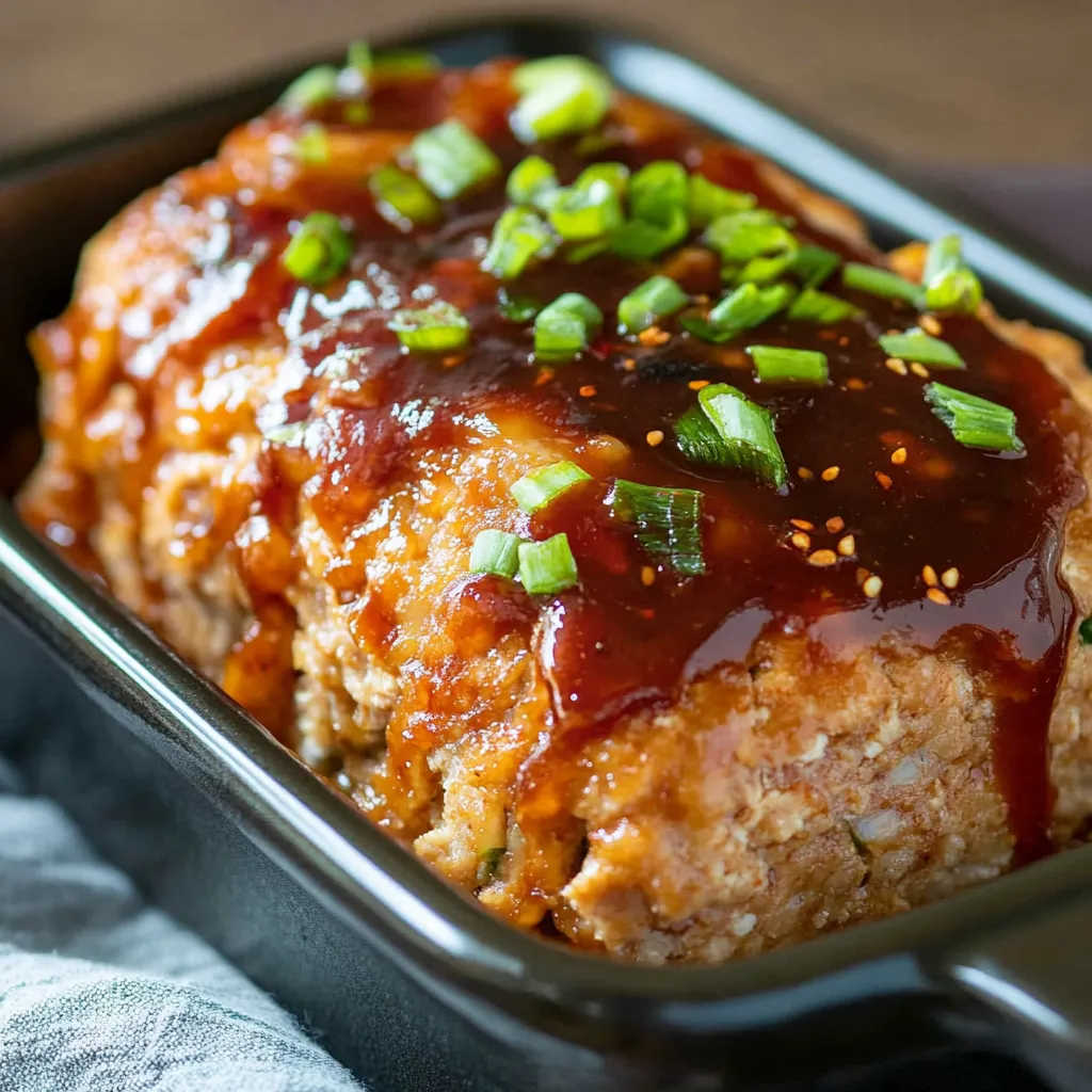 Leckerer asiatischer Hackbraten