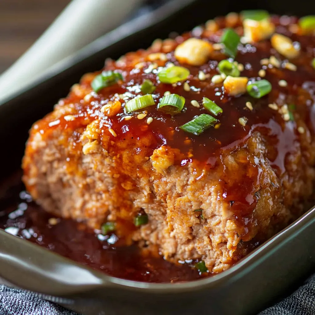 Asiatischer Hähnchen-Hackbraten – Saftig und aromatisch