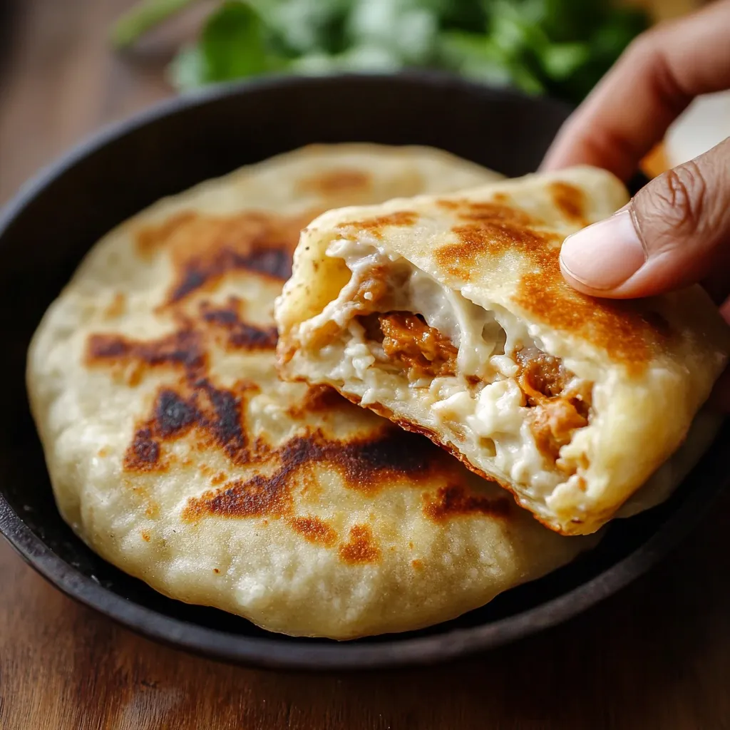Leckere gefüllte Pupusas zubereiten
