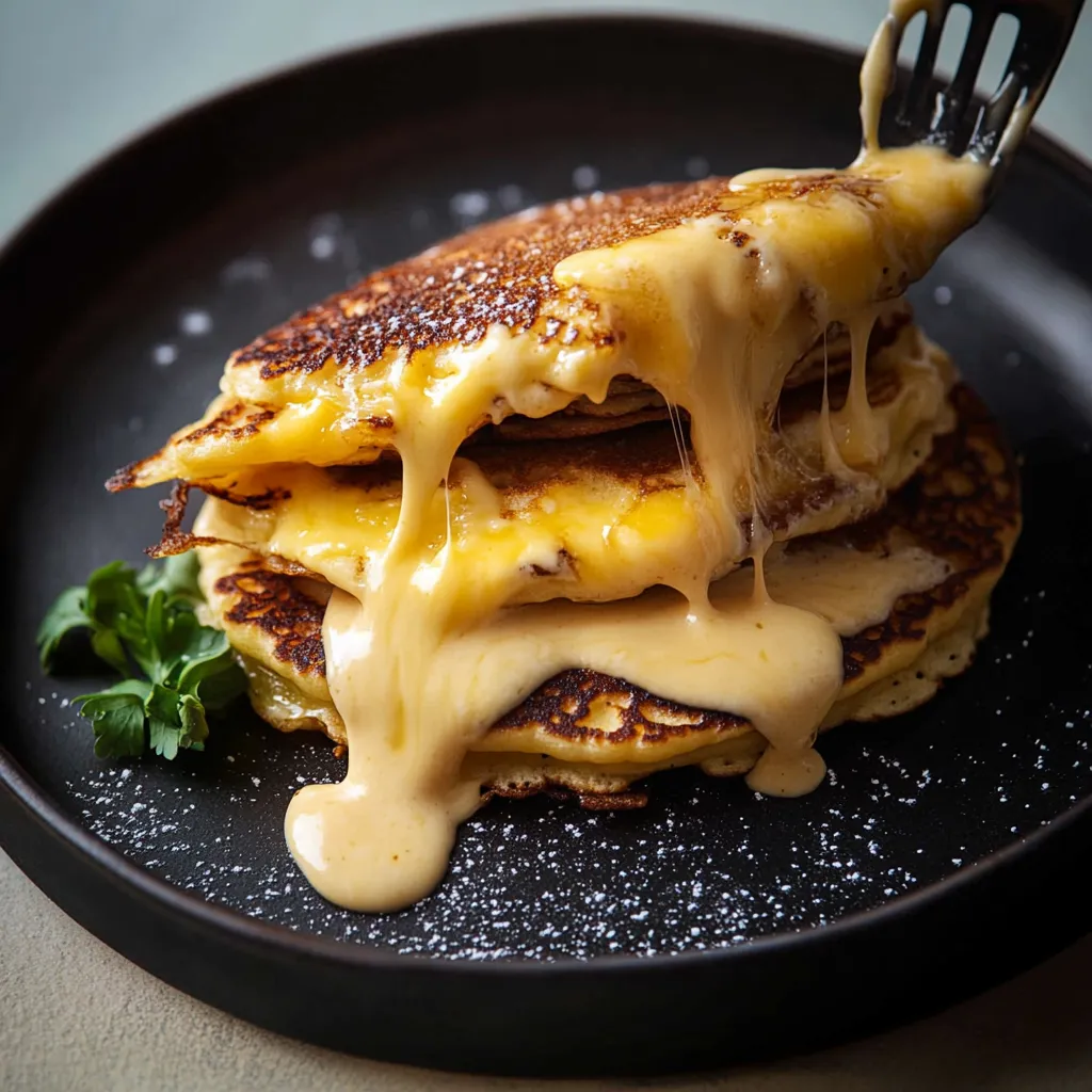 Cachapas aus Mais und geschmolzenem Käse zubereiten (venezolanisch)