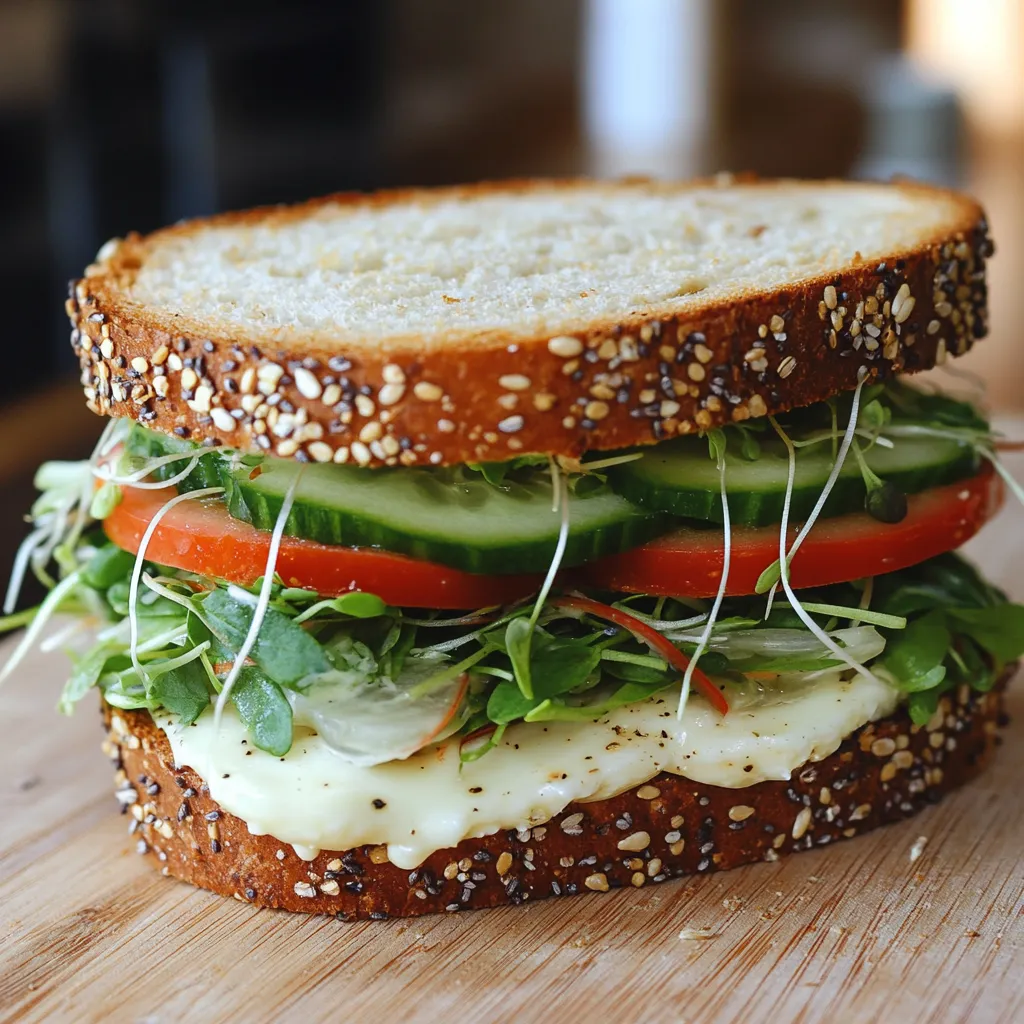 Mach dir ein knackiges Veggie-Sandwich zuhause