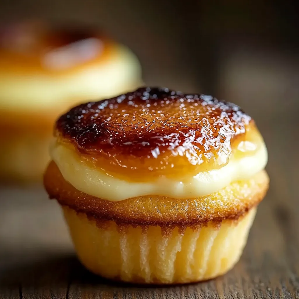 Crème-Brûlée-Vanille-Cupcakes zum Genießen