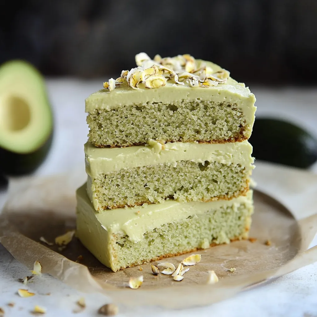 Genieße einen saftigen Avocado-Zitronen-Kuchen