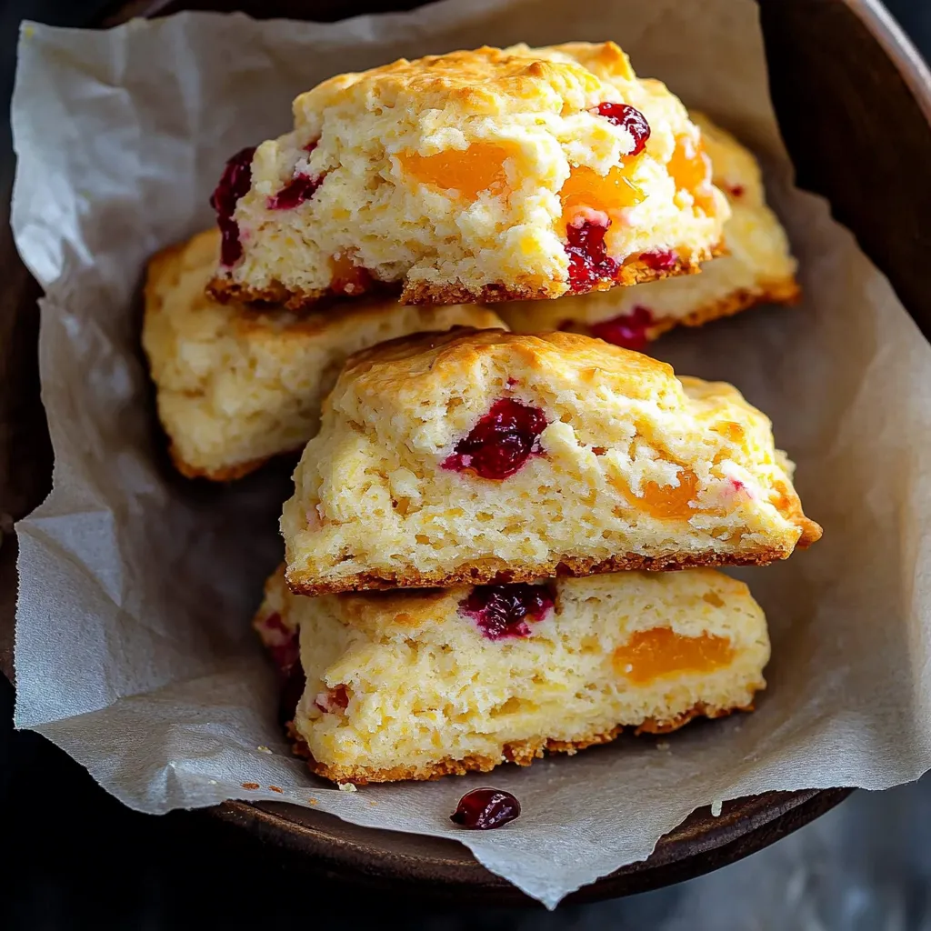 Fruchtige Orange-Scones
