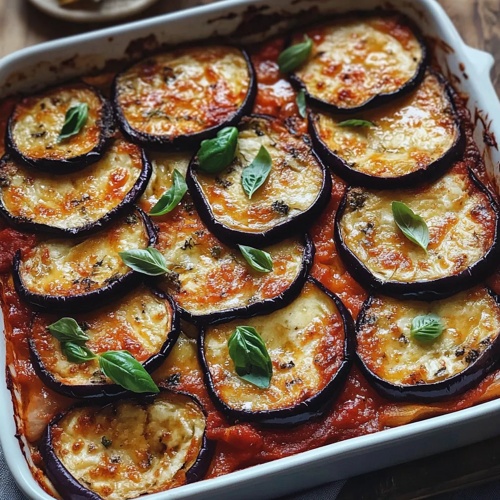 Auberginen-Gratin: herzhaft und perfekt für gesellige Runden