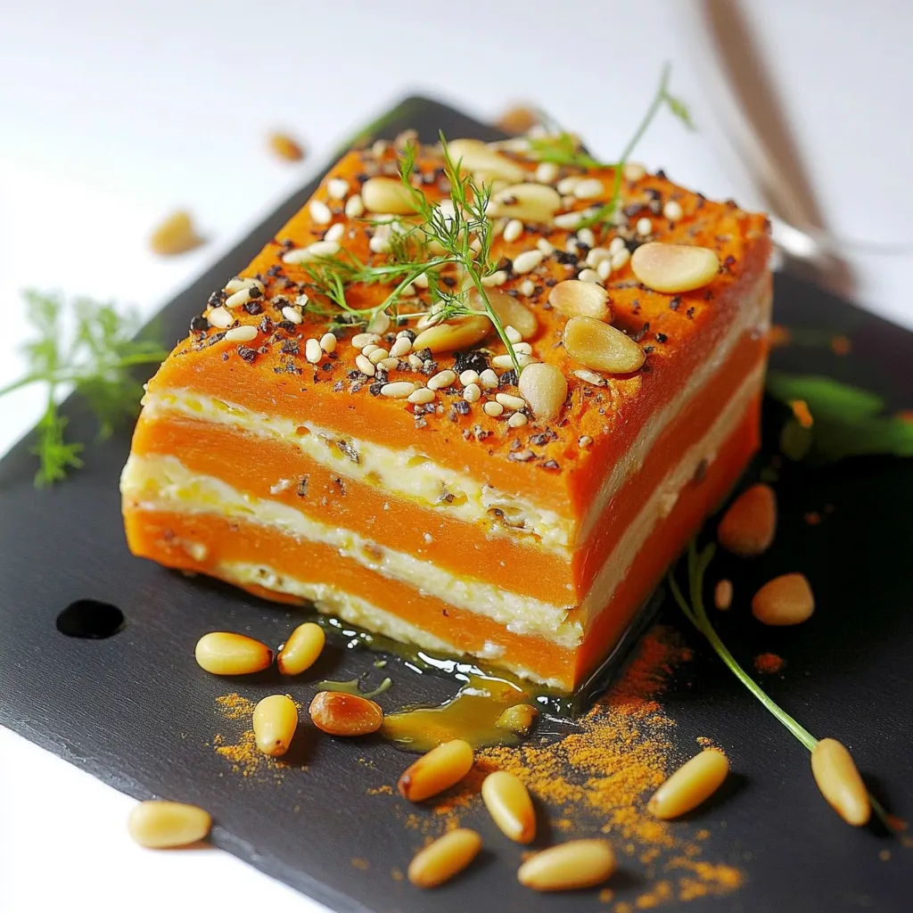 Karotten-Terrine mit Cumin-Aroma