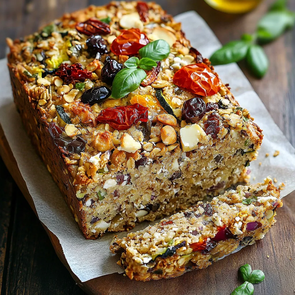 Mediterraner Haferauflauf lecker angerichtet