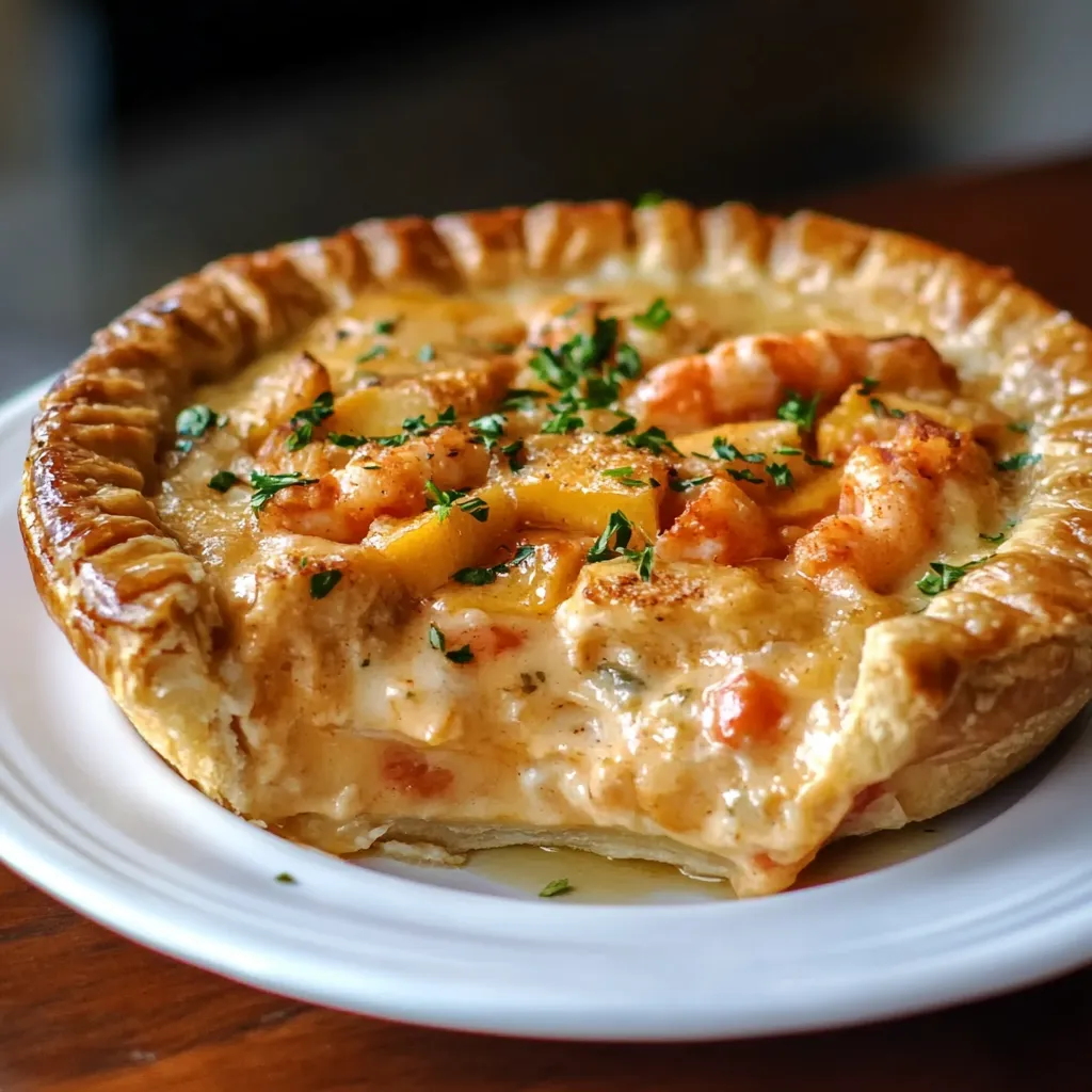 Lass dir eine herzhafte Cajun-Meeresfrüchte-Pastete schmecken
